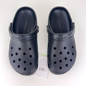 NEW UNISEX Black Crocs Classic Clogs